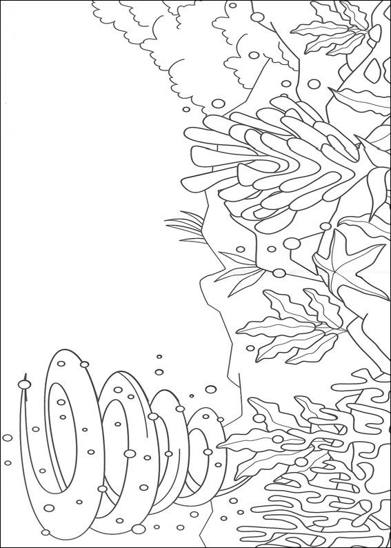 Plansa de colorat cu Pesti 5 75